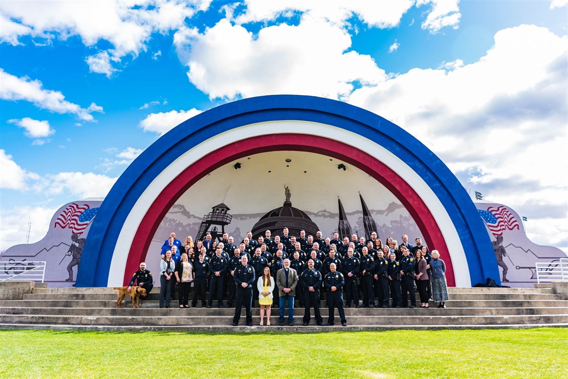 Photo of the Helena Police Department staff