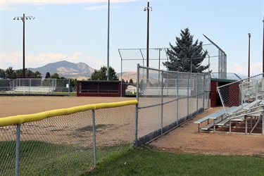 Softball field at Batch Memorial Park.