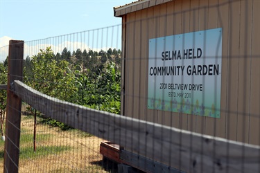 Garden at Selma Held Park.