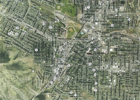 Map of sewer main replacement project.