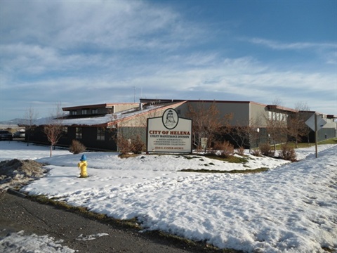 The Utilities Office, Shop & Storage Building located at 2218 East Custer Avenue in Helena, Montana.