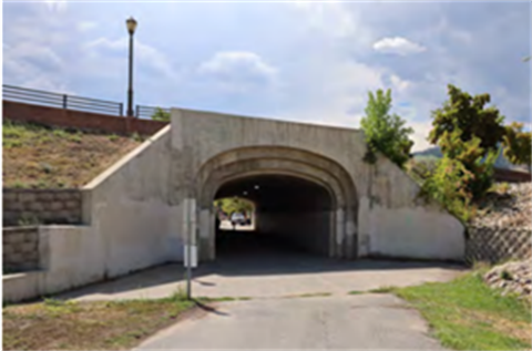 Entrance to the Lyndale Avenue tunnel.